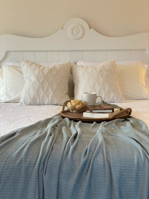 The Bamboo Throw Blanket with Aromatherapy – Nature to