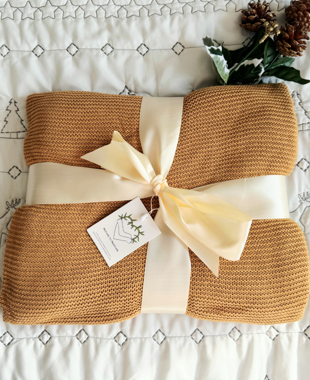 The Original. Bamboo Throw Blanket with Aromatherapy