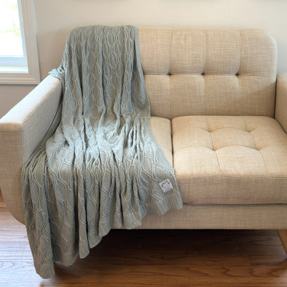 The Diamante. Bamboo Throw Blanket with Aromatherapy