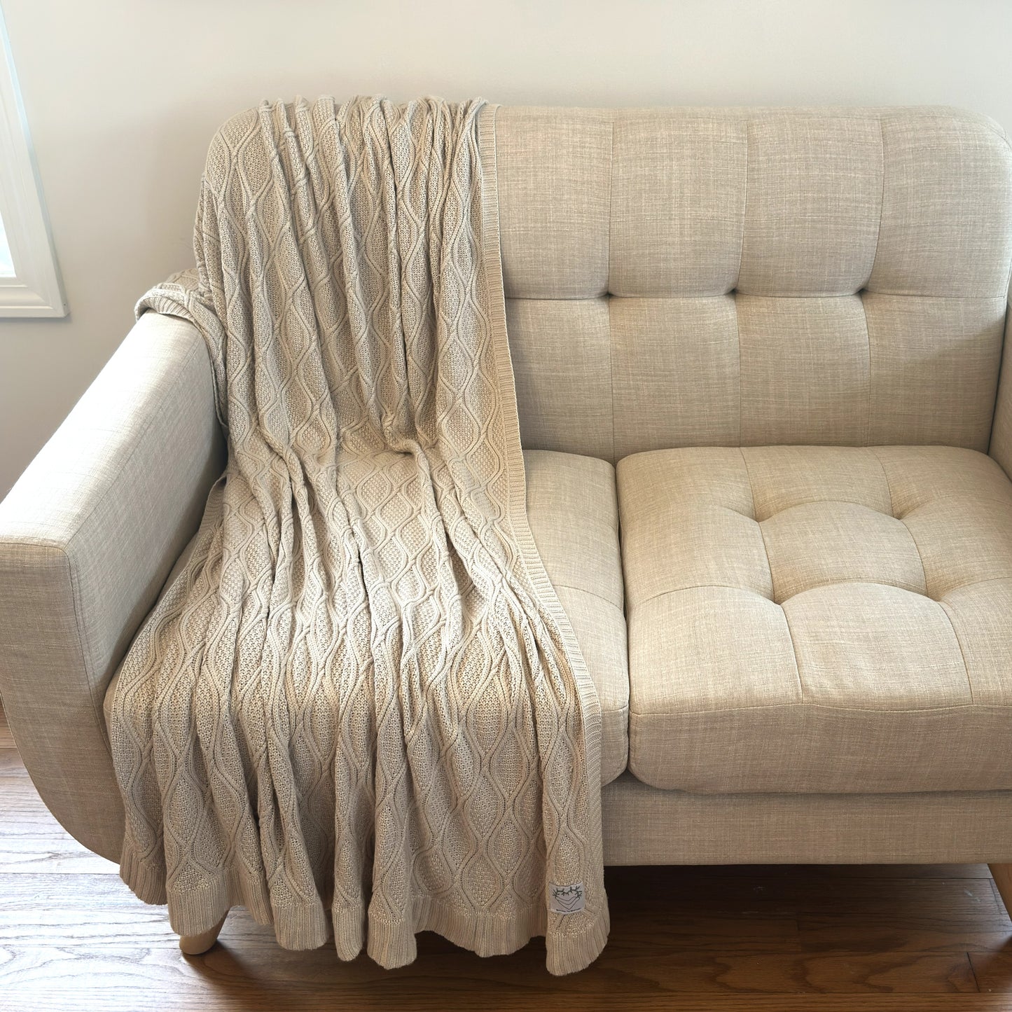 The Diamante. Bamboo Throw Blanket with Aromatherapy