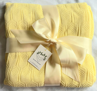 NEW! The Hive. Bamboo Throw Blanket with Aromatherapy
