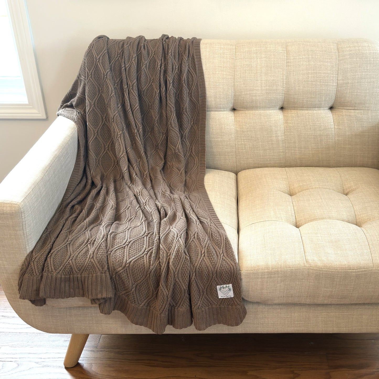 The Diamante. Bamboo Throw Blanket with Aromatherapy