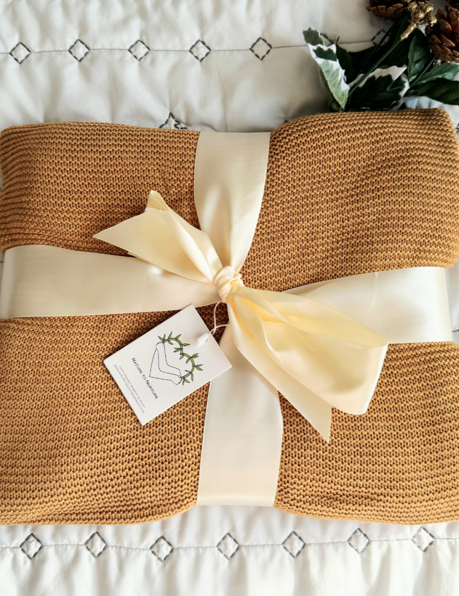 The Original. Bamboo Throw Blanket with aromatherapy