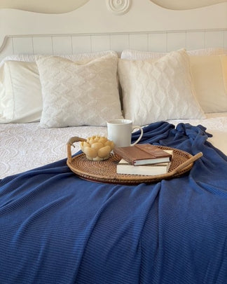 The Original. Bamboo Throw Blanket with Aromatherapy – Nature to Nurture