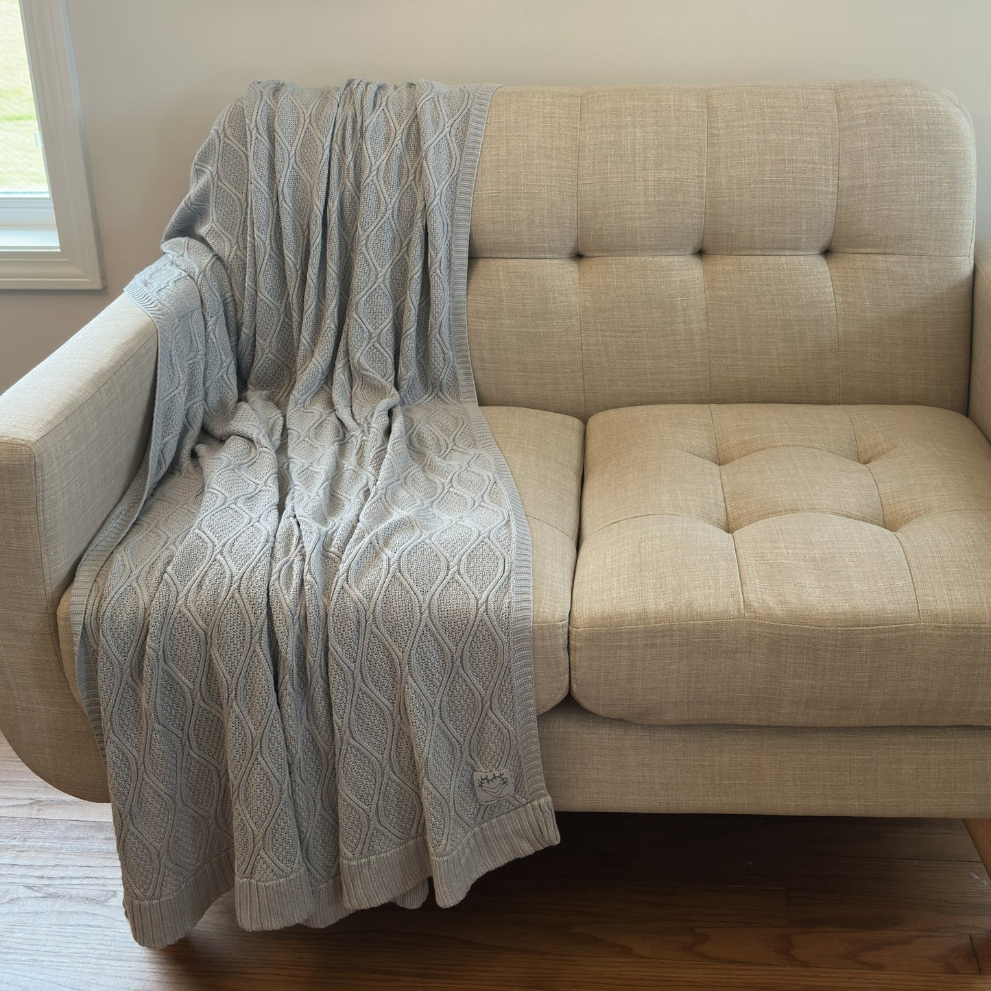 The Diamante. Bamboo Throw Blanket with Aromatherapy